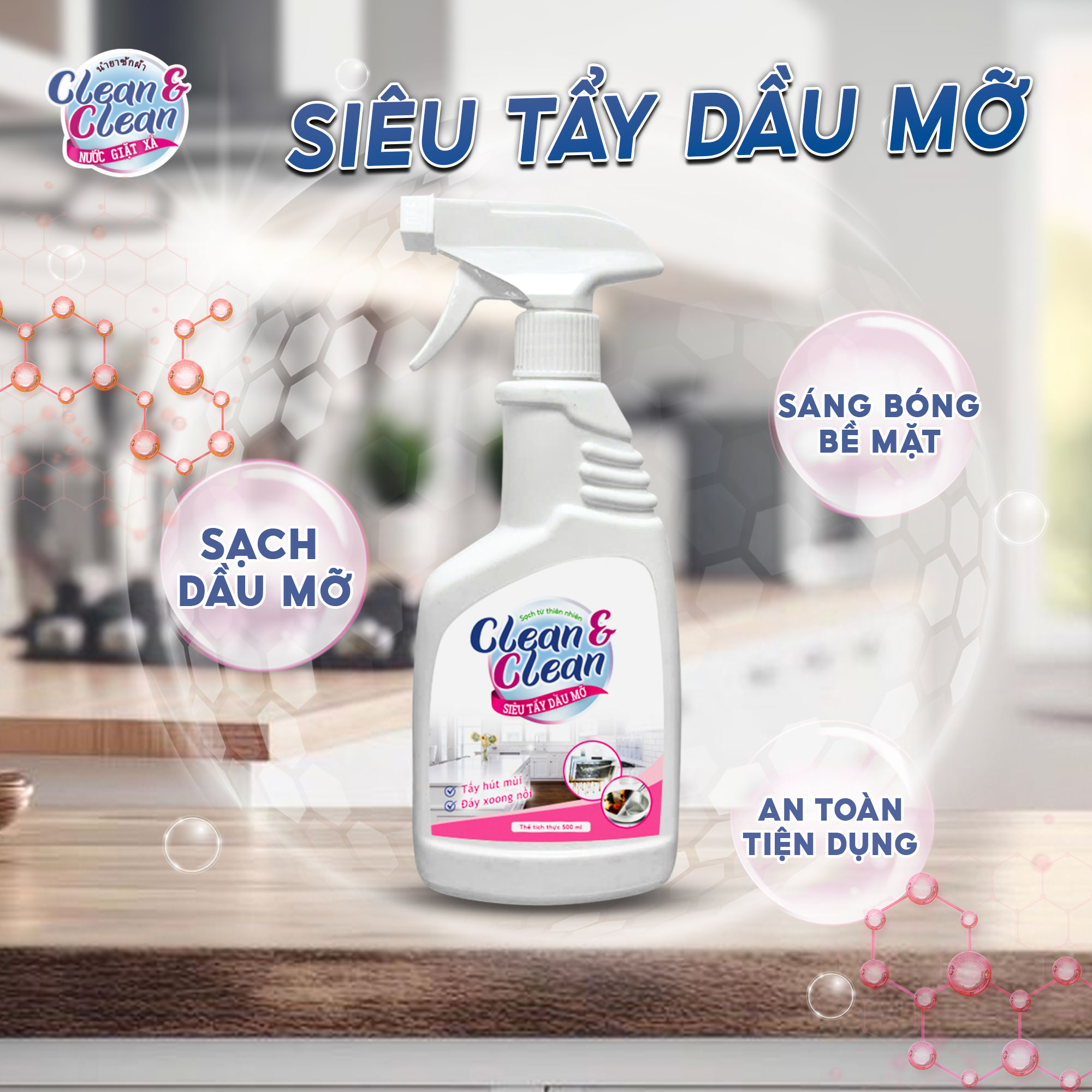 Siêu tẩy dầu mỡ 